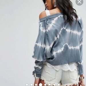 Free People East meets West Tie Dyed Sweatshirt
